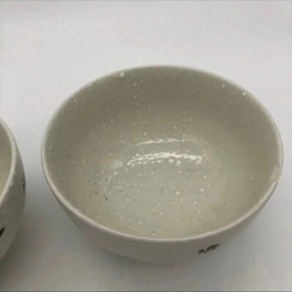 3 for $9 | NWOT T.J. Maxx Black White Pebbled Texture Ceramic Dog Food Bowls - Picture 6 of 10